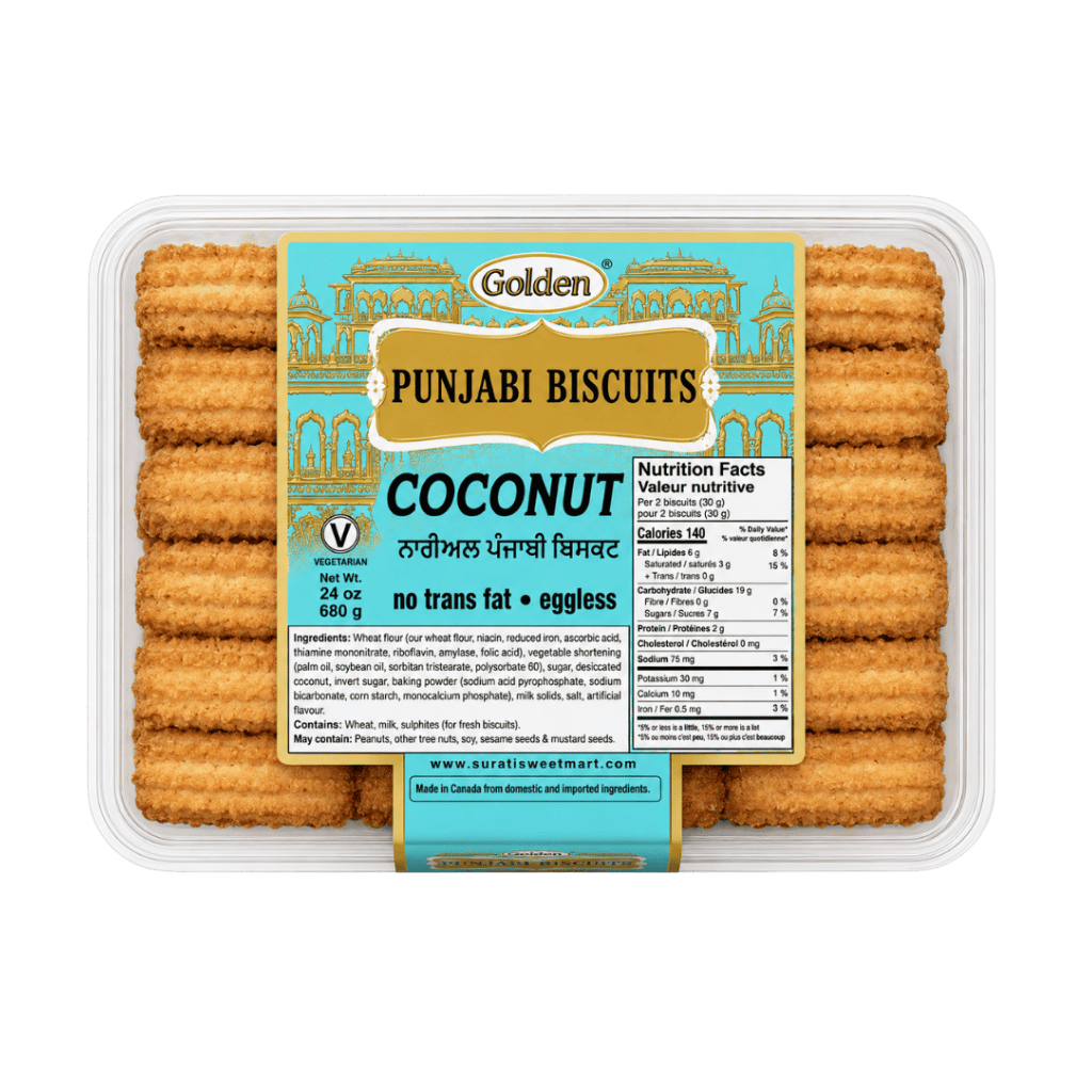 Golden Punjabi Coconut Cookies 680 g buy online USA - 1